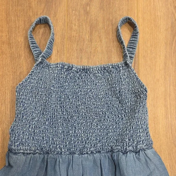 Marine Layer Selene Denim Maxi Dress Size Med WITH POCKETS!!! - Picture 2 of 4